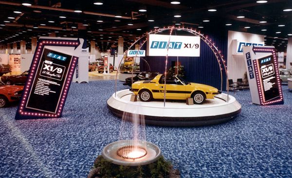1974 Chicago Auto Show Fiat X1/9